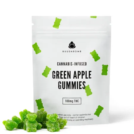 BUUDABOMB GREEN APPLE 100MG